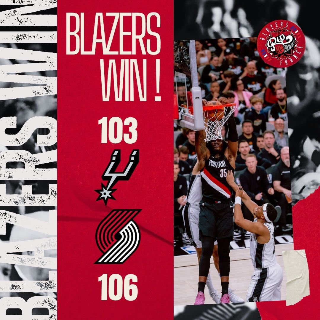 Blazers France tweet media