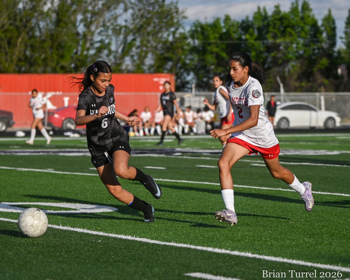 Congrats to <a href="/WyandotteHigh/">Wyandotte High School</a> Lady Bulldogs 7-3 winners over Harmon.

Senior Nir Darjee with 5 tonight is slowly creeping up on 100 career goals.

Who am I kidding? She's got 87 and she's getting 5 at a time. She's going to steamroll 100 and keep going.