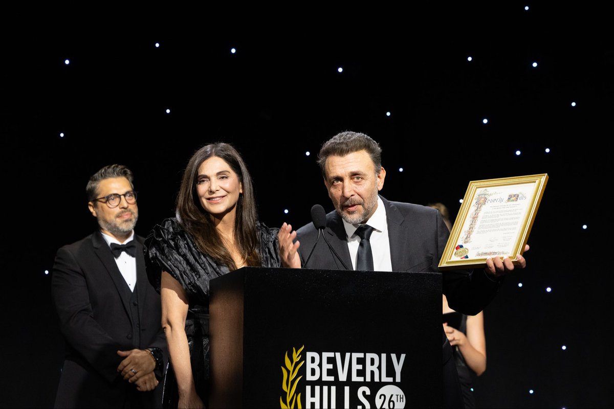 CityofBevHills's tweet photo. On April 19, Vice Mayor Mary Wells presented a proclamation on behalf of the City Council to the Beverly Hills Film Festival in honor of the festival’s global talent, creativity, and innovation to Beverly Hills. 🎬✨@thebhfilmfest https://t.co/bDxWVTXzoN