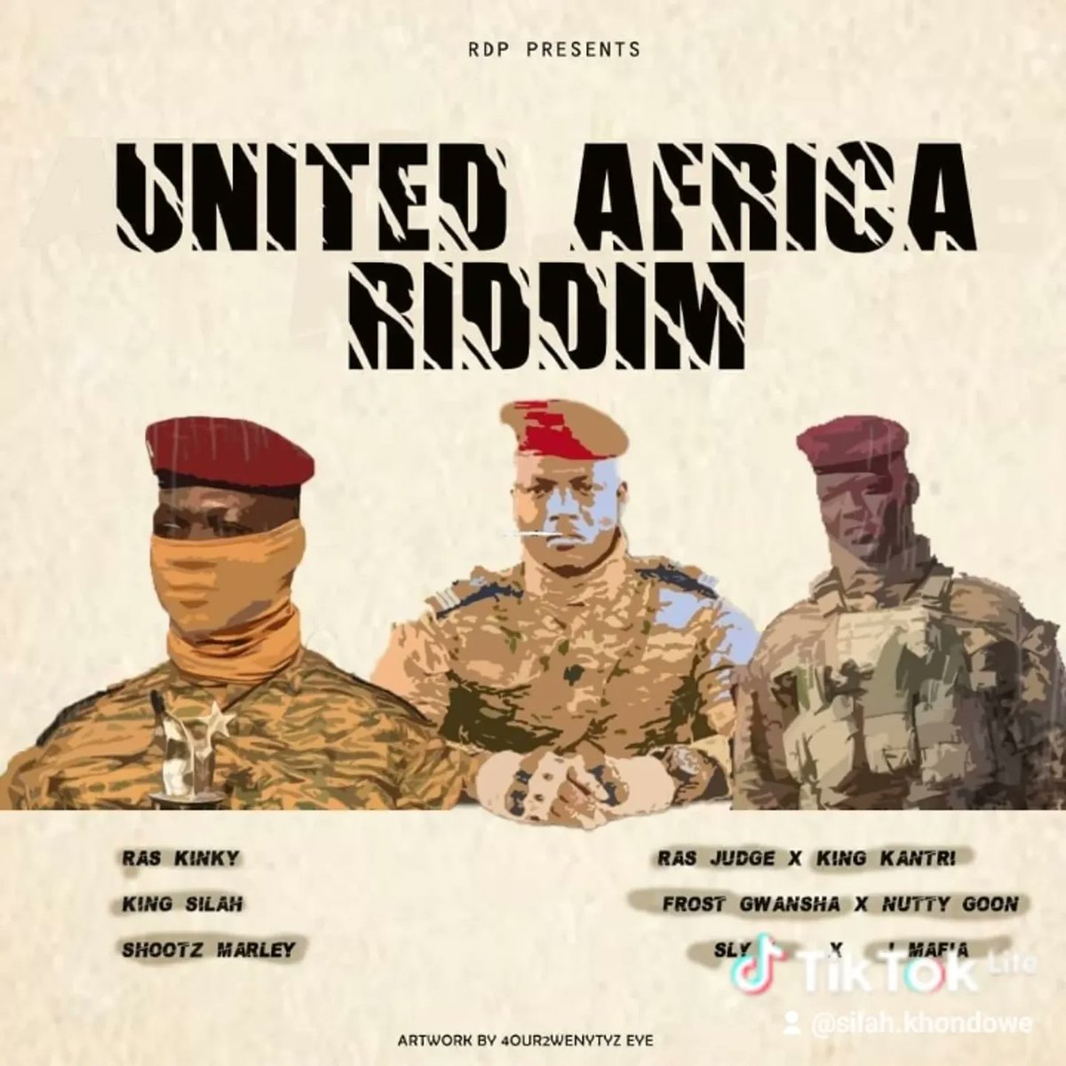 GeneralMkele's tweet image. @ras_kinky @ras_judge7 @kantriRBG @kingSillah11 @FrostGwanshaOry @reggae_dancehall_portion #United Africa Riddim (2026) sendspace.com/file/0qebbb
1. Shootz Marley - Bongo Bongo
2. Ras Judge &amp;amp; King Kantri - United Africa
3. King Silah - Mama Africa
4. Frost Gwansha &amp;amp; Nutty Goon -