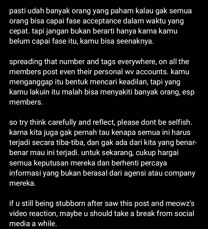 i hope everyone can stop spreading that number &amp; tags after saw jungwon &amp; jay video reaction abt that.