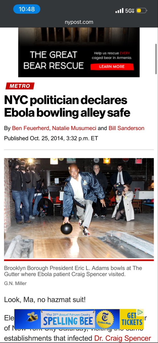Anytime anyone brings up The Gutter and Ebola it’s actually illegal not to post this <a href="/benfeuerherd/">Ben Feuerherd</a> Eric Adams classic