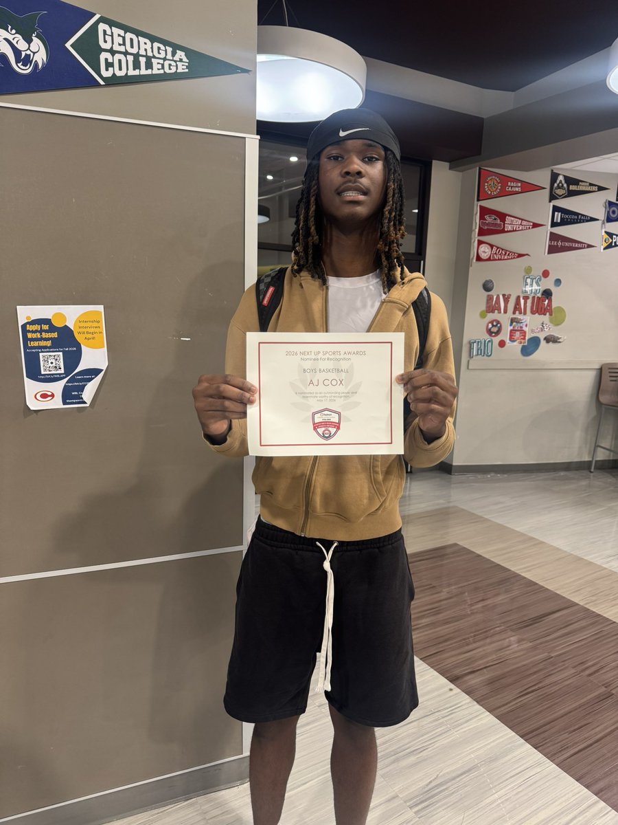 ajcox's tweet photo. Thank you @NextUpSportsGA for nominating me for the 2026 next up sports basketball award https://t.co/MoY7DNLZFM