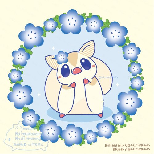 ネモフィラ大好き🌼