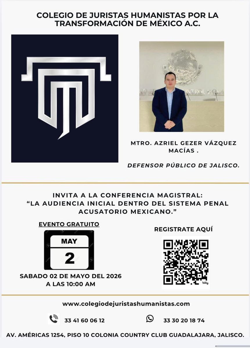 Una plática desde la perspectiva de un defensor público.