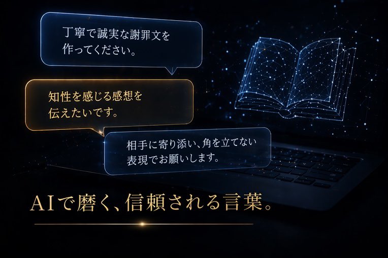 ai_writer_piro's tweet image. 文章一つで、
信頼を失うのは
もう終わりにしませんか？

30代を過ぎて
「謝罪メール」や「感想文」に
30分悩むのは、もはやコスト。

私が300件以上の検証で導き出した、
大人の語彙力を10秒で手に入れる
『AIプロンプト20選』

本日、noteにて解禁します。

#AI #ChatGPT #仕事術