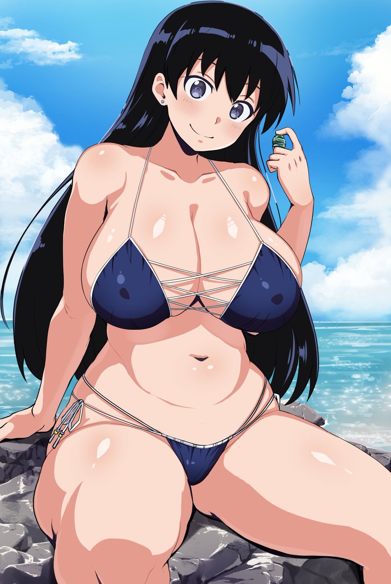 #なんの脈絡もなく水着イラストを再掲して最近フォローしてくれたフォロワーを怖がらせましょう 
なんか流行ってるらしいので便乗 