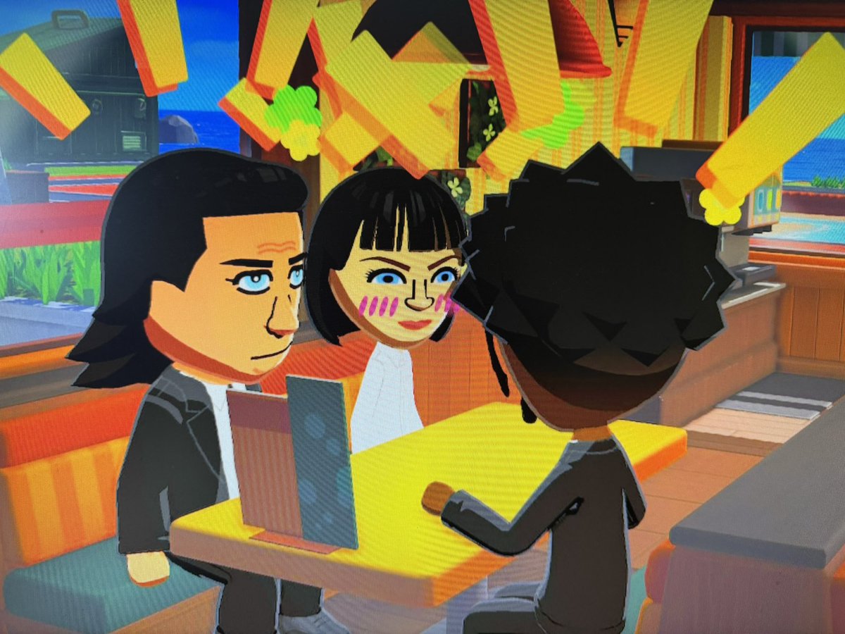 pepper1892's tweet photo. Pulp Fiction #tomodachilife #トモコレ https://t.co/GcdZo9MRBc