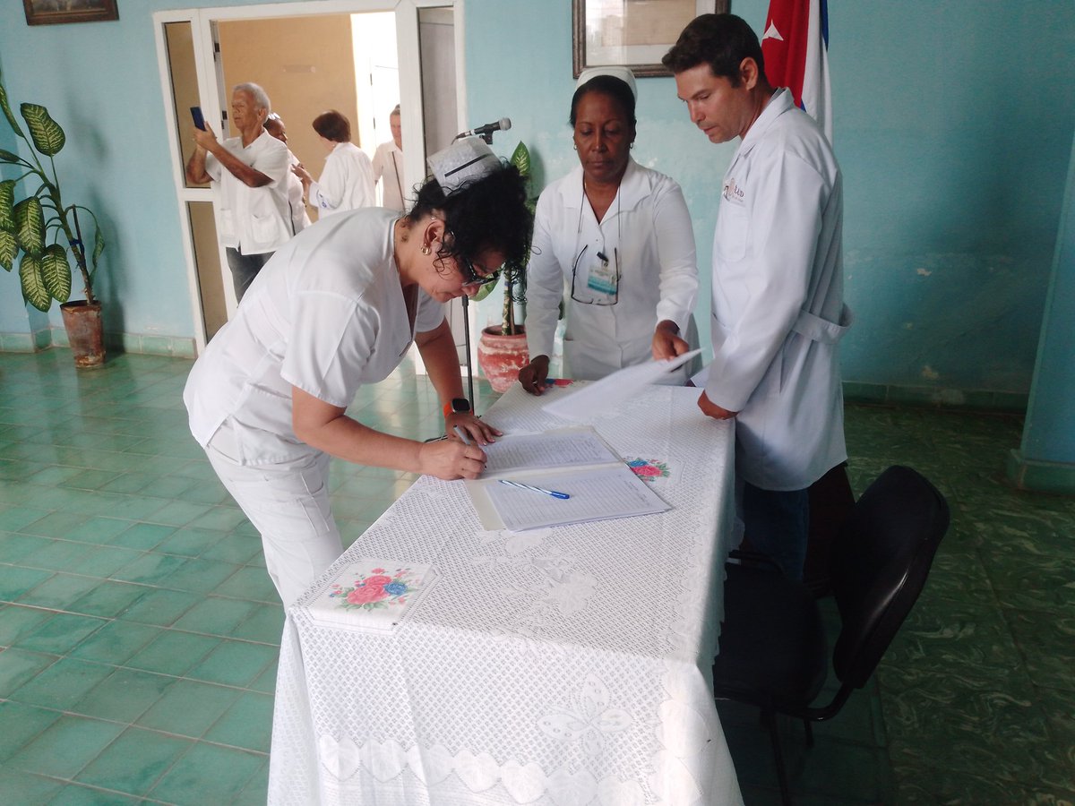 Ratifican trabajadores de la Salud en Camagüey su vocación de Paz.
#MiFirmaPorLaParria