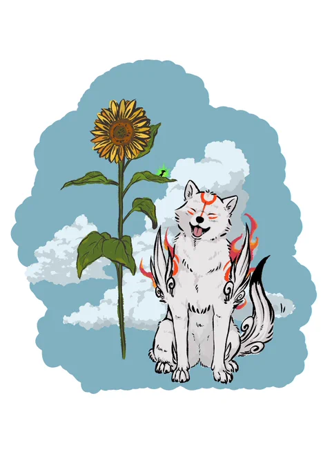 ポアっとした顔 #大神20th #大神 #Okami