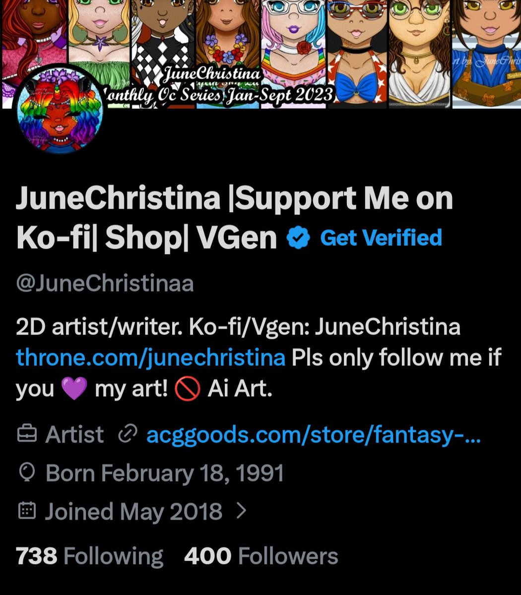 JuneChristinaa's tweet image. It's Official!!!! 🥳
400 Followers!!!!

Thank you to everyone who helped me reach this milestone. It has been three years since my last milestone achievement. 😭

If you're interested, I'll be hosting a giveaway and more to celebrate this milestone. 🫶

#milestone #smallartist