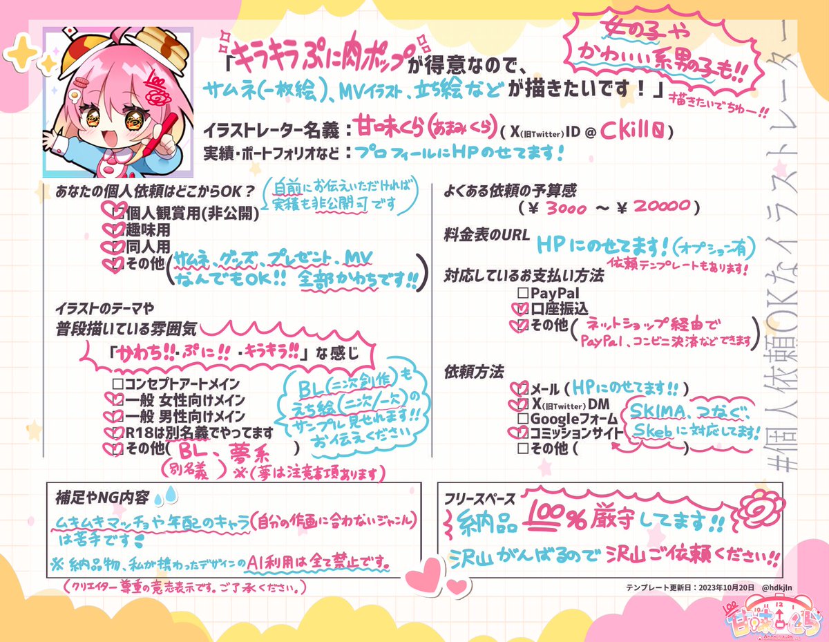 甘味くら📛💯@ご依頼募集中❗ tweet media