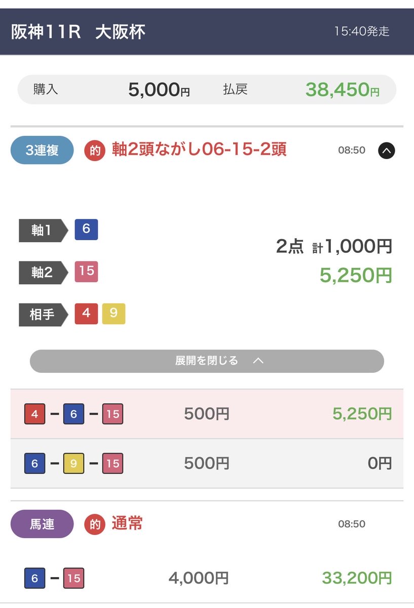 RGmike56's tweet photo. @flarenyank 強適シートを参考に馬券購入をしていたら、今年の回収率が現状300％超になりました！ありがとうございます！ https://t.co/lIJSGT3hba