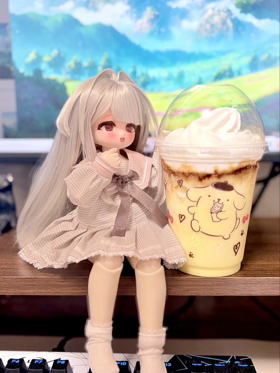 カップかわいいし美味しくて好き🍮
#おはドル
#TinyFox