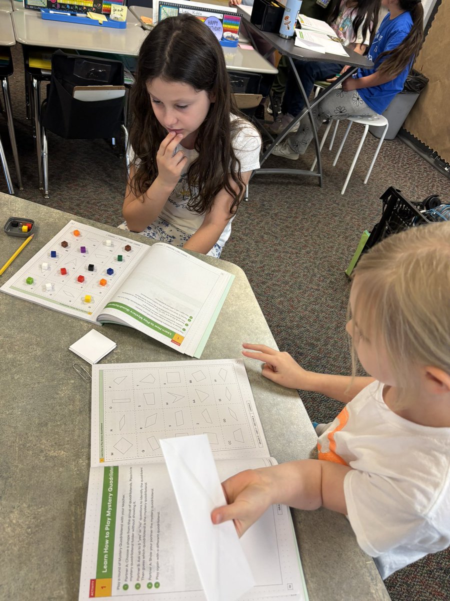 PVWollberg's tweet image. We had so much fun playing, Guess the Quadrilateral today! #pvlearns #mathgames #mathisfun
