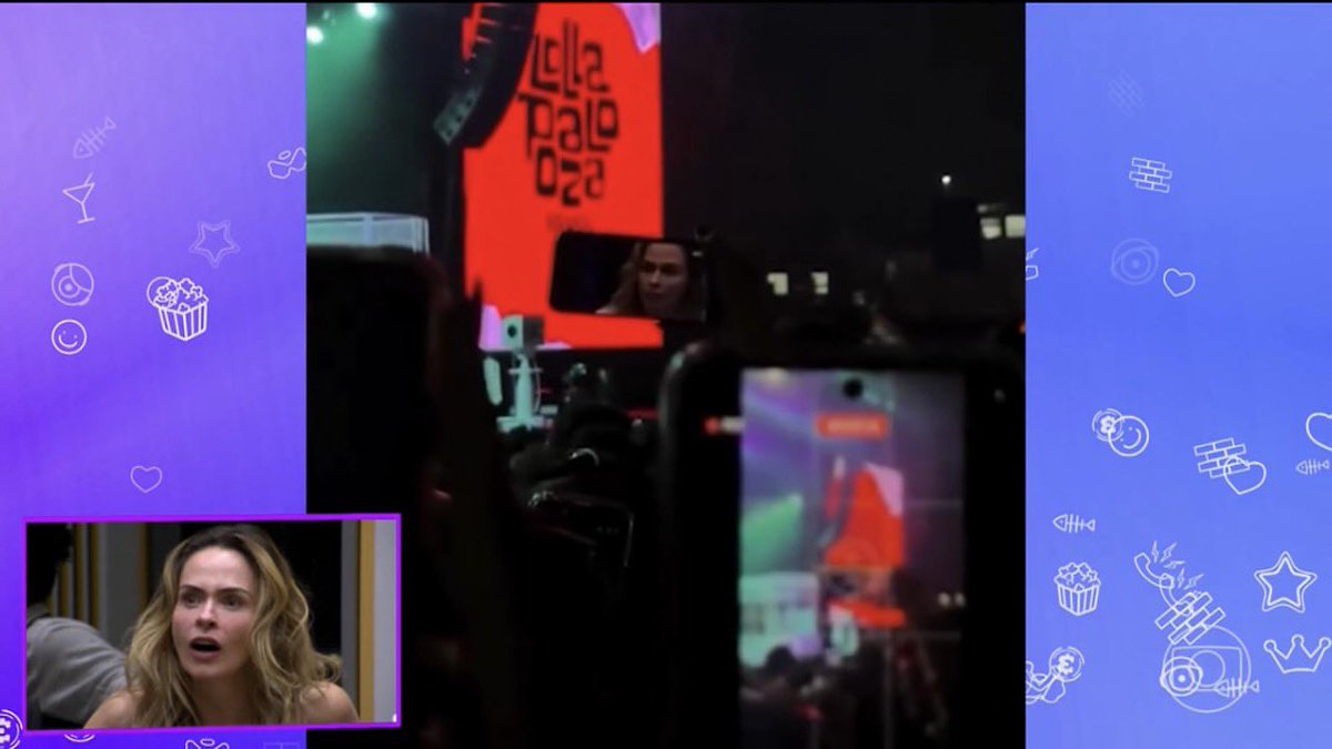 dorafigueiredo's tweet photo. Ana Paula em choque que o povo tava vendo BBB no Lollapalooza #BBB26 https://t.co/3r3mWiUGoC