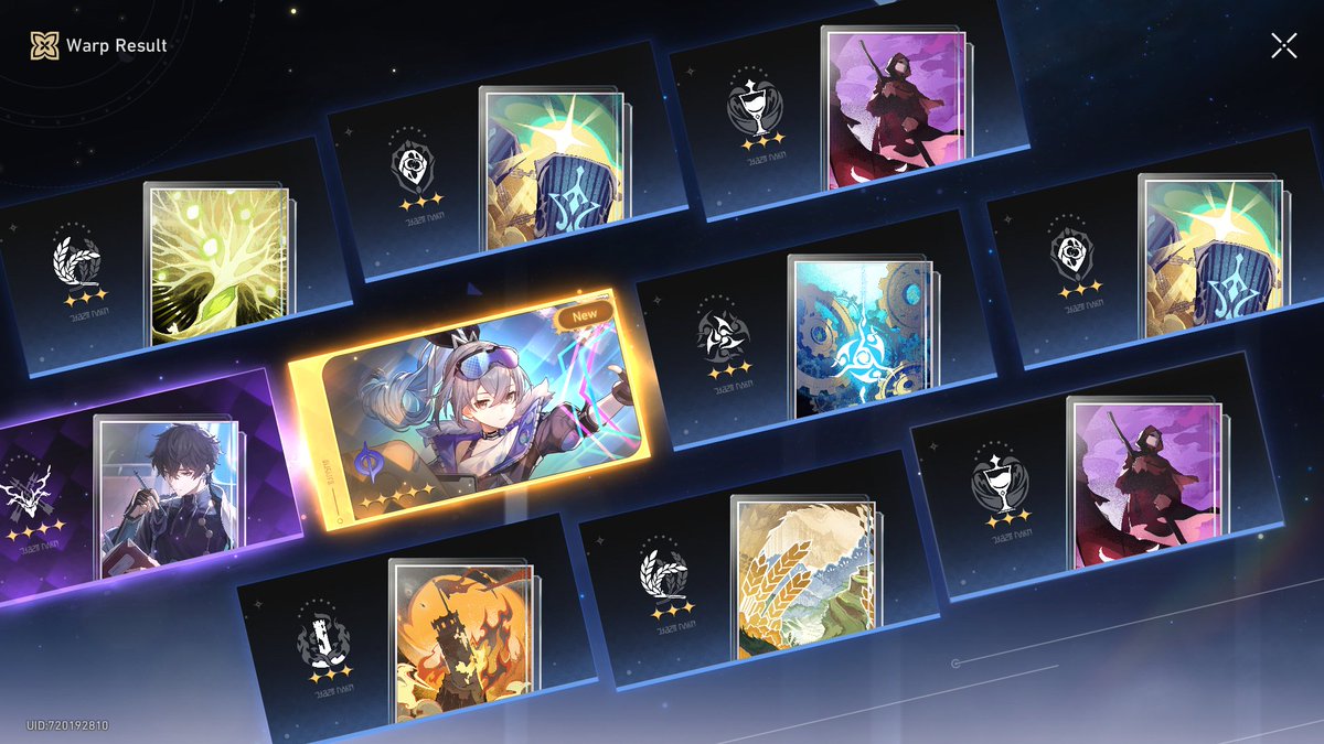 BBlueBoix's tweet photo. 12 50/50s in a row and the streak is lost while trying to get silver wolf to... silver wolf? https://t.co/cJrh3Rys7r