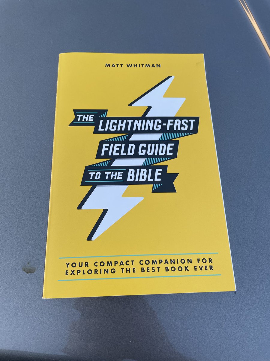 Got my copy of Matt Whitman’s (<a href="/MattWhitmanTMBH/">Matt Whitman⚡</a>) new book.

I can already tell that this will be a tool that I reach for often.

The Bible, and its overarching narrative, can be understood. This book helps show how it all ties together.

Buy it. Its value far outweighs the cost.