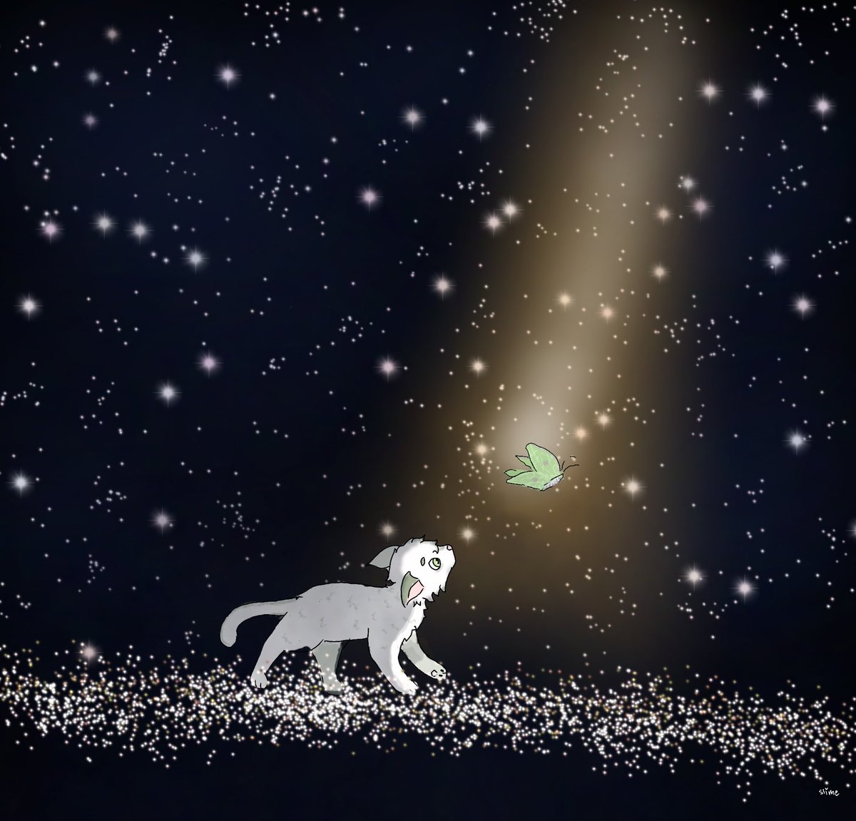slime_claw's tweet image. find your own way #warriorcats #wctwt #mothflight