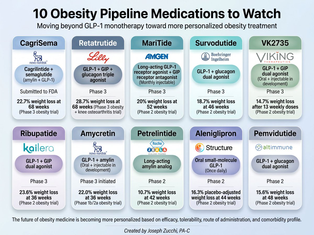 karthik2k2's tweet photo. The sheer number of anti obesity medications in the pipeline is astounding ! https://t.co/OMQPRAro7k