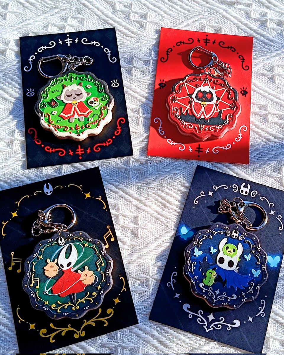 _itsharumi_'s tweet image. All the indie cookies🍪

#CultoftheLamb #colt #Hollowknight #Silksong