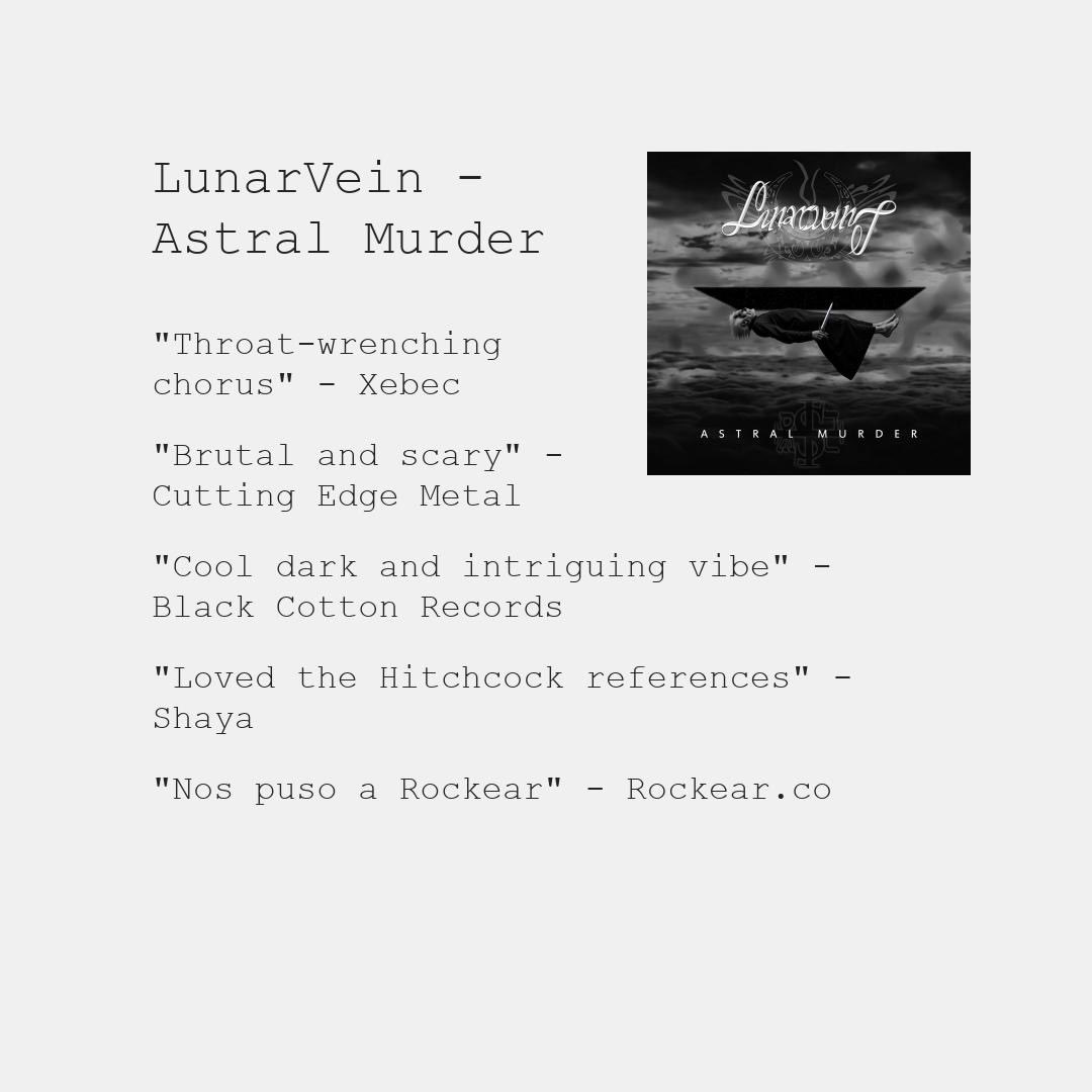 Lunar_Vein's tweet image. Thanks for nice comments about our latest release from our curators good friends!
Thanks for supporting us…

@submit_hub 

#music #MusicVibes #LunarVein #Gothic #alternativemetal