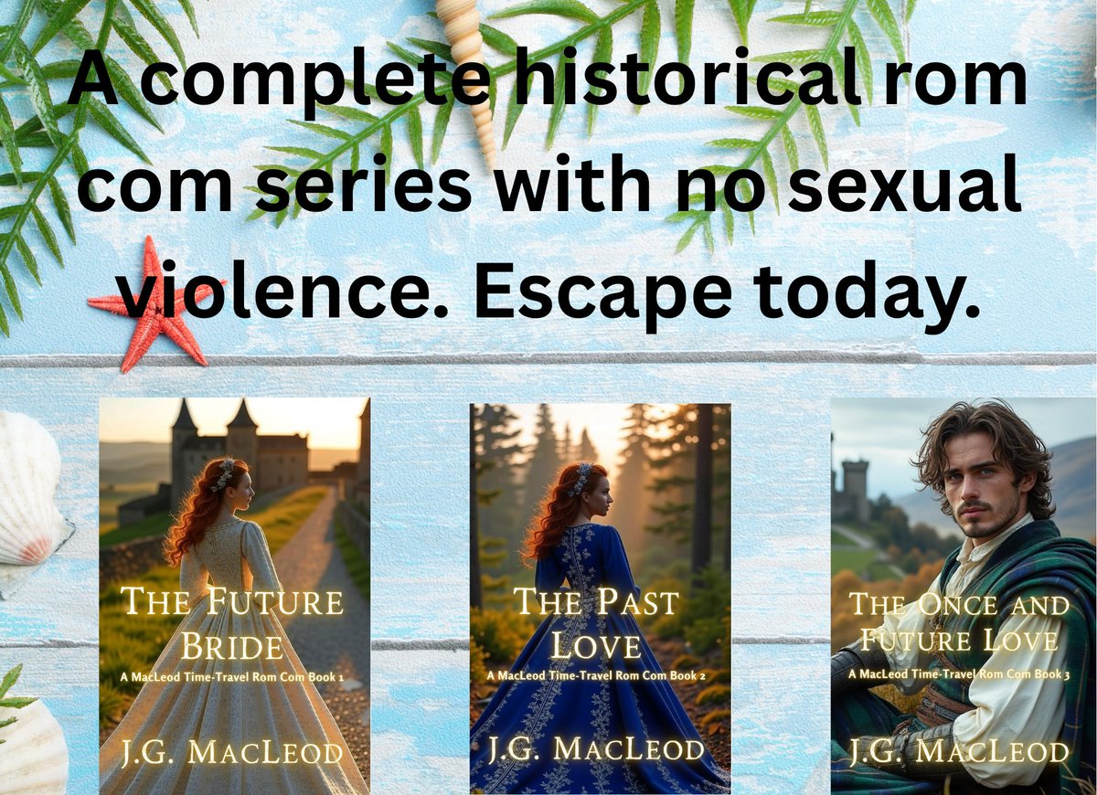 jgmacleodauthor's tweet image. Read the complete series free with Kindle Unlimited.📚🥋⏳🇨🇦🗡️🏴󠁧󠁢󠁳󠁣󠁴󠁿💋
💞The Future Bride
💞The Past Love
💞The Once &amp;amp; Future Love
mybook.to/MacLeodTimeTra…

$3.99-$4.99 on Kindle.

#Mystery #Romance #Suspense #Laughter #Fun #Hiking #Survival #SciFi #Time #WednesdayVibes