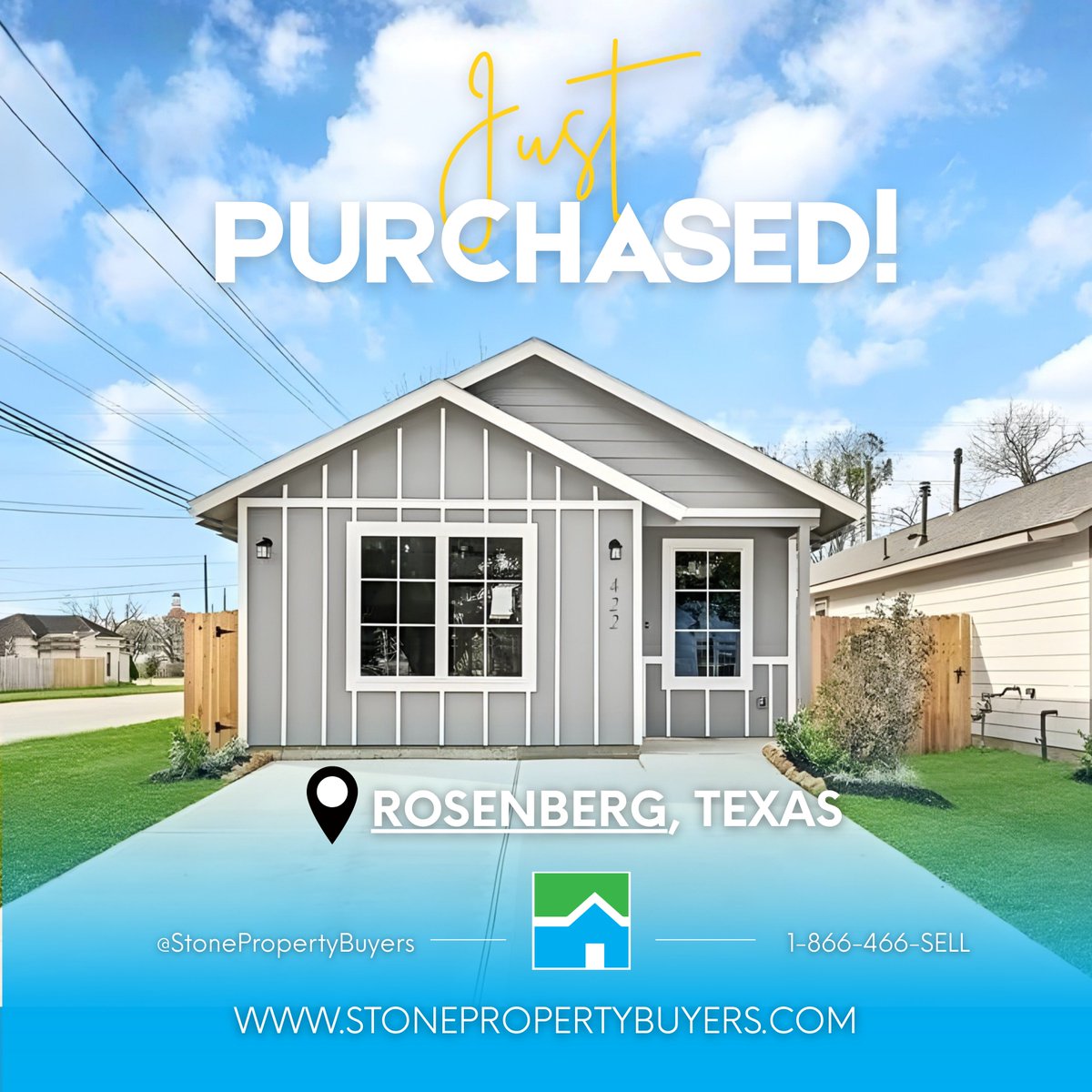 StonePropBuyers's tweet photo. 🎉 Just Purchased in Rosenberg, Texas! 🎉

Facing challenges from a distance, this homeowner needed a reliable way forward. Now everything is closed and the burden is behind them.

If you’re thinking about selling, we’re here to help. https://t.co/gf5EuQ9pss