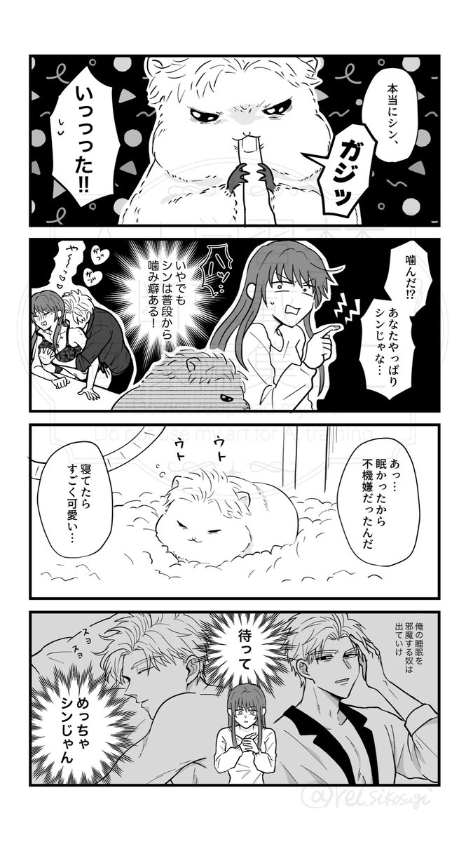 ボスがハムスタ〜になってしまったかもしれないシン主🐦‍⬛のラブコメ