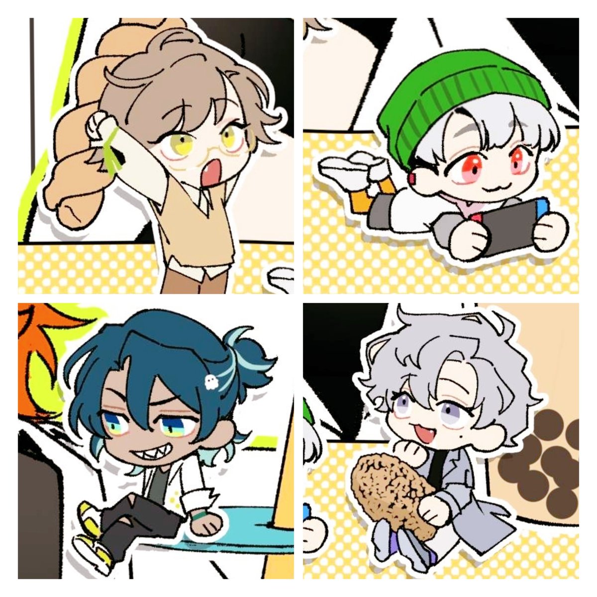 場刊圖畫一畫覺得拿來印周邊好了……可愛🥺