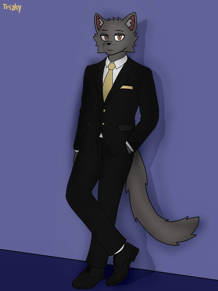 trizky_x's tweet image. why is @FuegoElGatito a business guy now
2/10?
#FurryArt