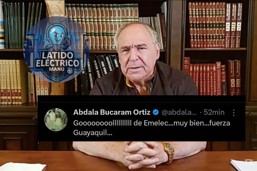 ManuelReye68614's tweet photo. Pero vean el posteo de Abdalá Bucaram… hasta él celebra el gol.
Y es que esto va más allá de camisetas o épocas.
Antes, cuando Guayaquil mandaba en la liga ecuatoriana, era todo contra todos… pero con respeto y con peso. https://t.co/XxEhj1dimU