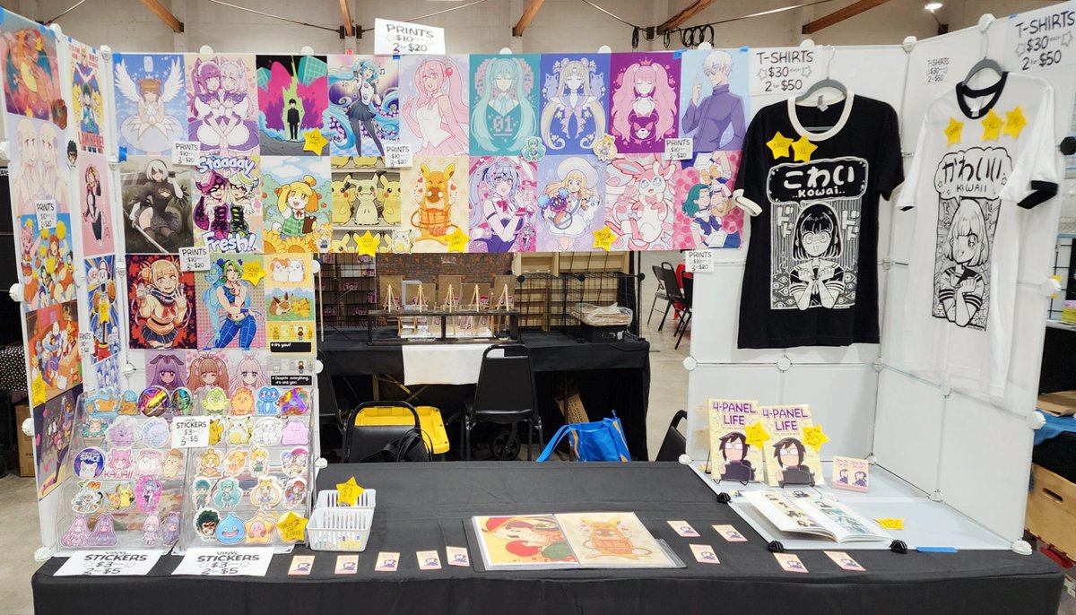 jenjenrose_art's tweet photo. First time in ages both vending and cosplaying at a con! 
Just a small one, but still a ton of fun~ https://t.co/wdcBJarIRD