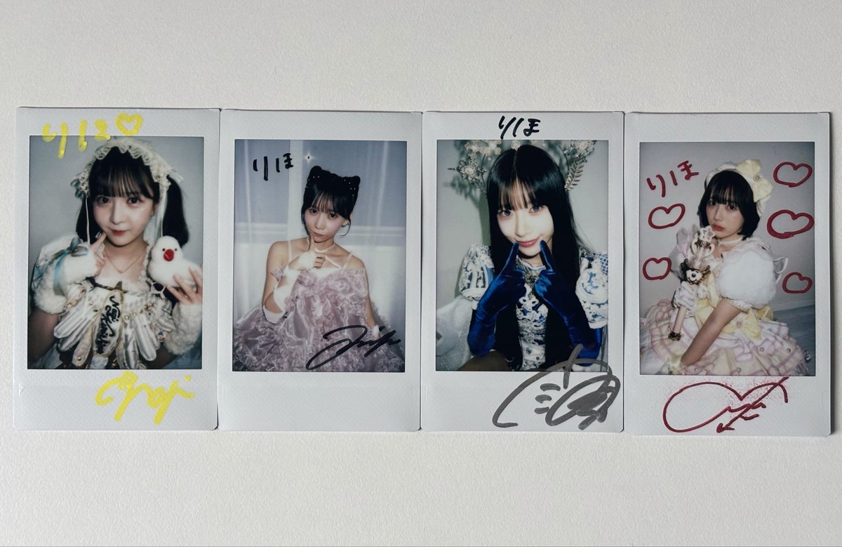 生誕チェキそろった🫰💕
かわいいかわいいね。