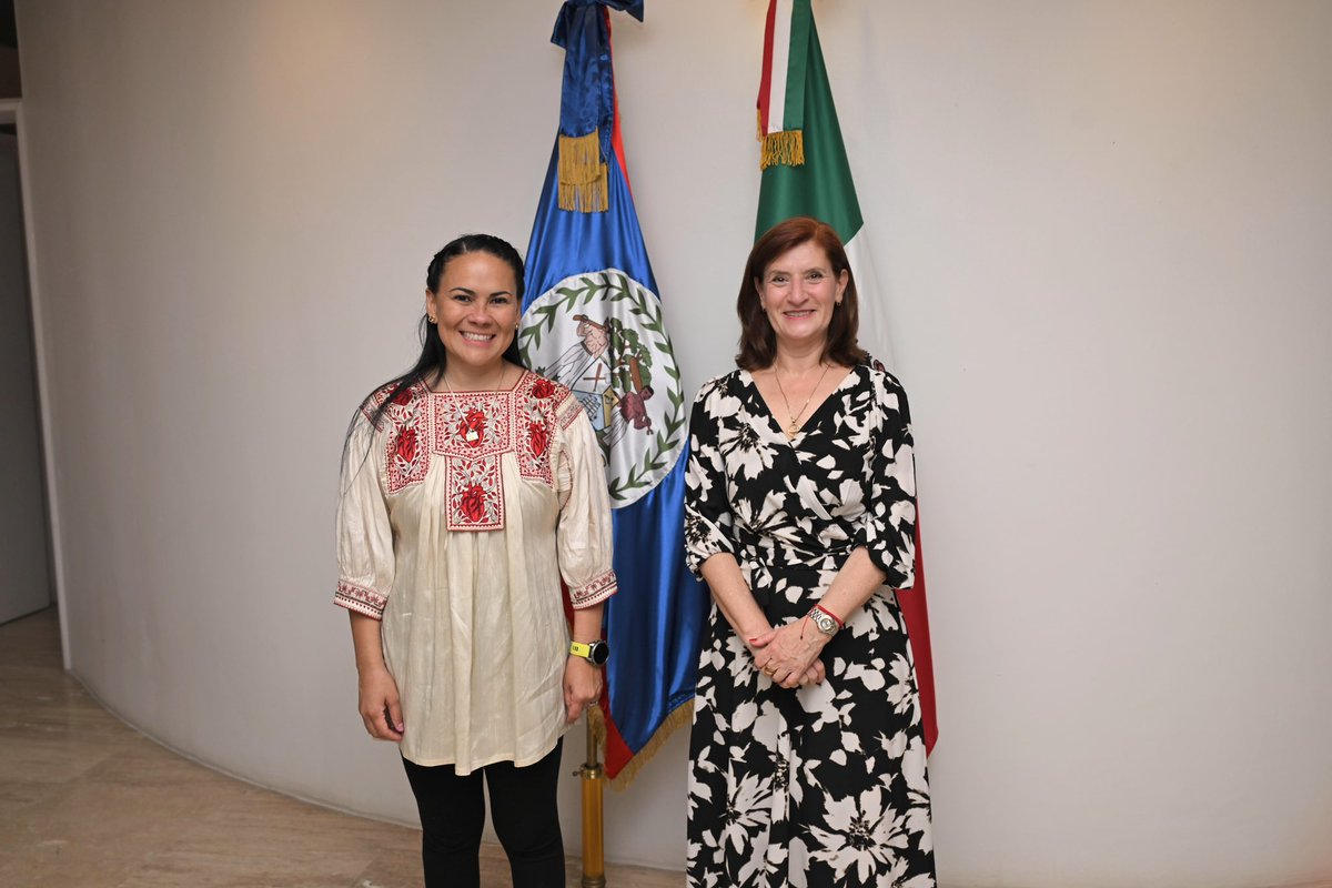Gracias, Embajadora <a href="/Avbarba/">Ana Luisa Vallejo</a> por la cálida recepción al equipo de la <a href="/AMEXCID/">AMEXCID</a>. 

Arrancamos esta gira de trabajo para seguir fortaleciendo las acciones de cooperación entre #México y #Belice, convencidos de que el trabajo conjunto se traduce en resultados, bienestar y prosperidad