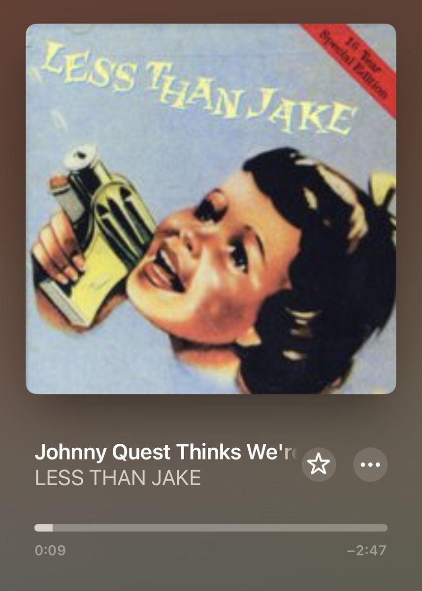 今日の１曲♪

LESS THAN JAKE
「Johnny Quest Thinks We're Sellouts」

m.youtube.com/watch?v=NN-gPV…

#Kimiplaying