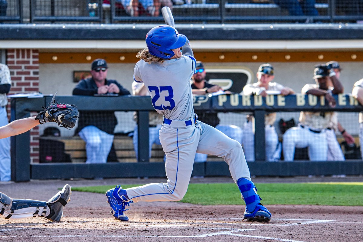 IndStBaseball's tweet photo. Sycamores outlast delay, Purdue offense in 6-5 win over the Boilermakers

https://t.co/NIzkfFN3tn

#MarchOn https://t.co/MQjaxGErIa