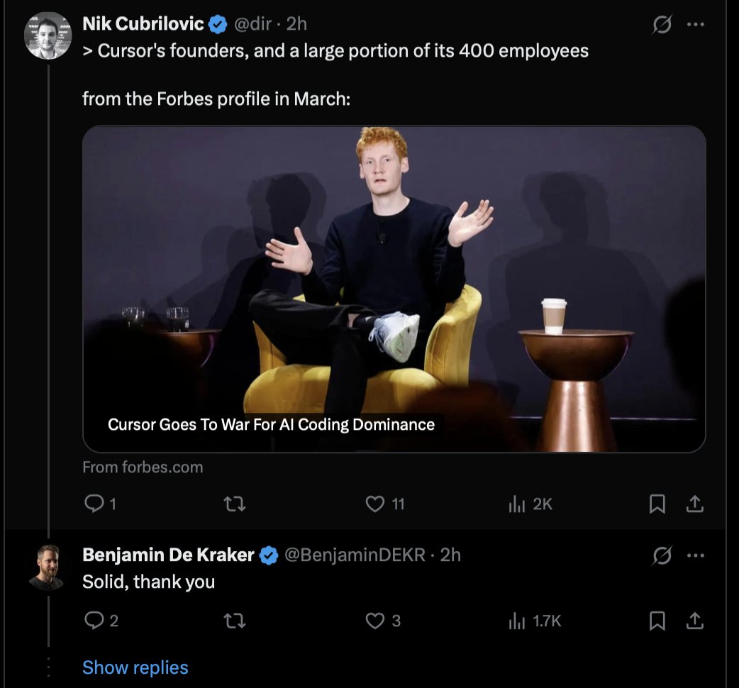 ben (is hiring engineers) tweet media