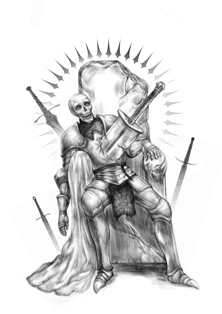 grey_artem0's tweet image. fallen knight

#skull #knight