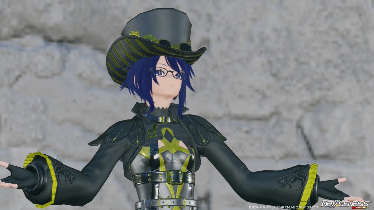 奇術師みたいな戦闘服コーデ

#PSO2NGS 
#PSO2NGS_SS 
#メンテの日なのでssを貼る