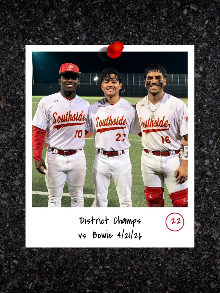 SGPBaseball's tweet photo. Bowie 2
SGP 12
Final

Warriors improve to 22–6, clinch the 8-6A title, and move to 12–1 in district play.

#wtid👌 https://t.co/ZbQMuKR2su
