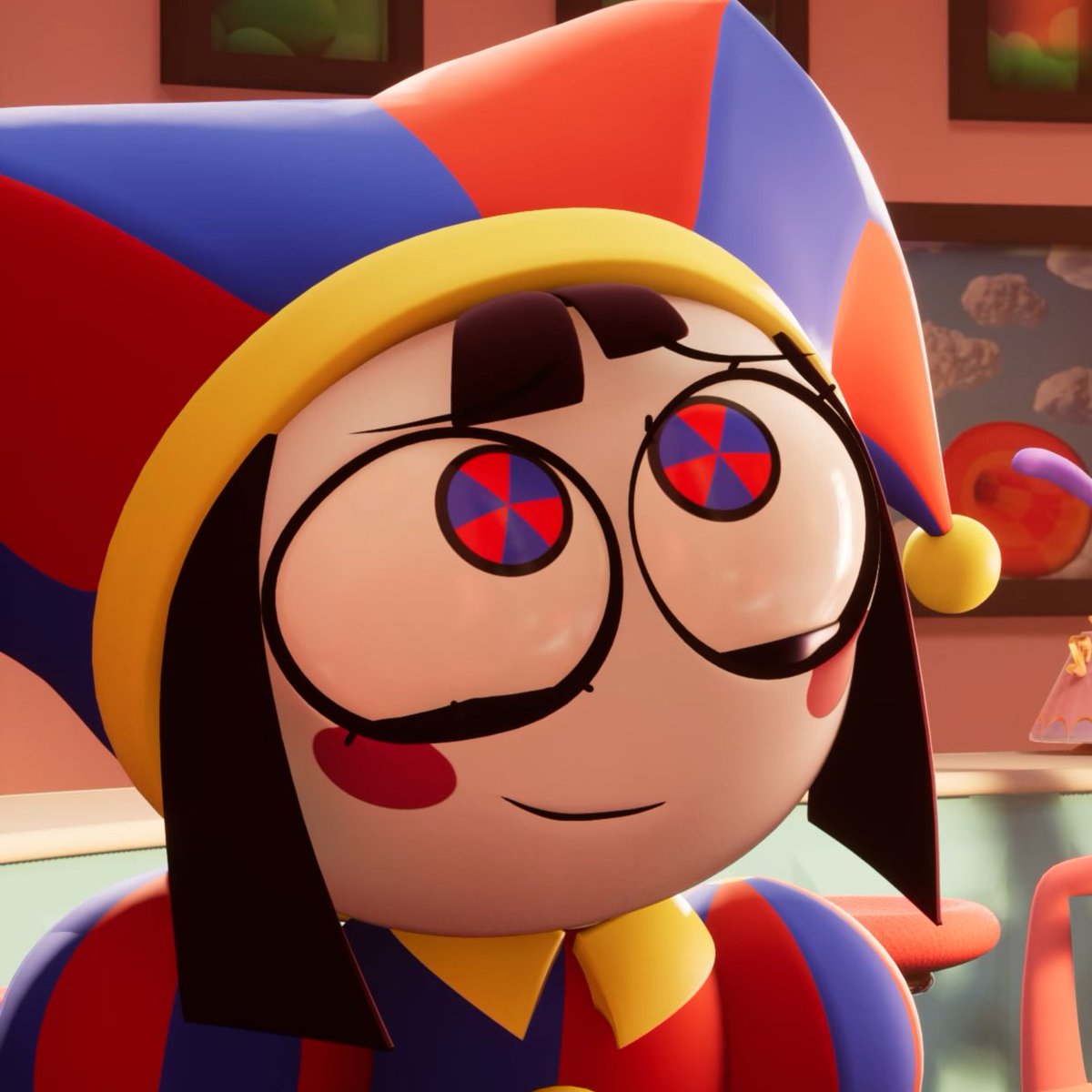 JordyPorgieArt's tweet photo. im just gonna repost some of my favorite pomni pics just so i can cheer myself up https://t.co/SdUbIeZn3l