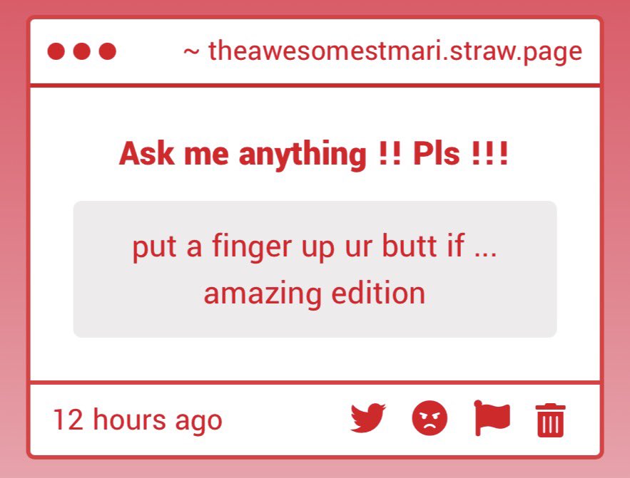 marimericaa's tweet image. Ill lie every question and stick #all the fingers up my butt