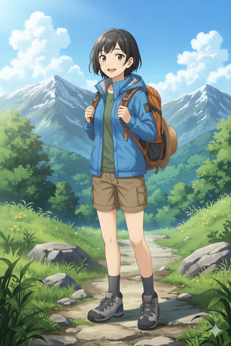 kuriharakageri's tweet image. ChatGPTの画像生成がバージョンアップ。オリジナルキャラクターで比べてみました。1枚目が最新のChatGPT、2枚目はNanoBanana＋高解像化（2025年9月作成）
#ChatGPT
#NanoBanana