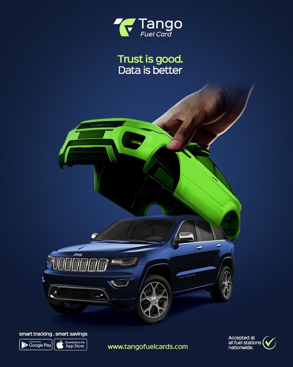 tangofuelcard's tweet photo. You trust your process, and that trust keeps your operations running smoothly. At least that is what you believe.

However, without proper measures such as real-time tracking, compliance checks, and detailed reporting, small gaps can develop into costly issues, inefficiencies and financial losses.

Tango fuel card provides clear, actionable data, enabling you to make informed decisions and optimize performance. While maintaining trust, you can strengthen it through smart visibility features and robust control mechanisms.

Visit https://t.co/MeZG20phS6 for more info or call 09067967496 to book a demo today.
#TangoFuelCard #FuelCard #FleetManagement #FuelManagement.