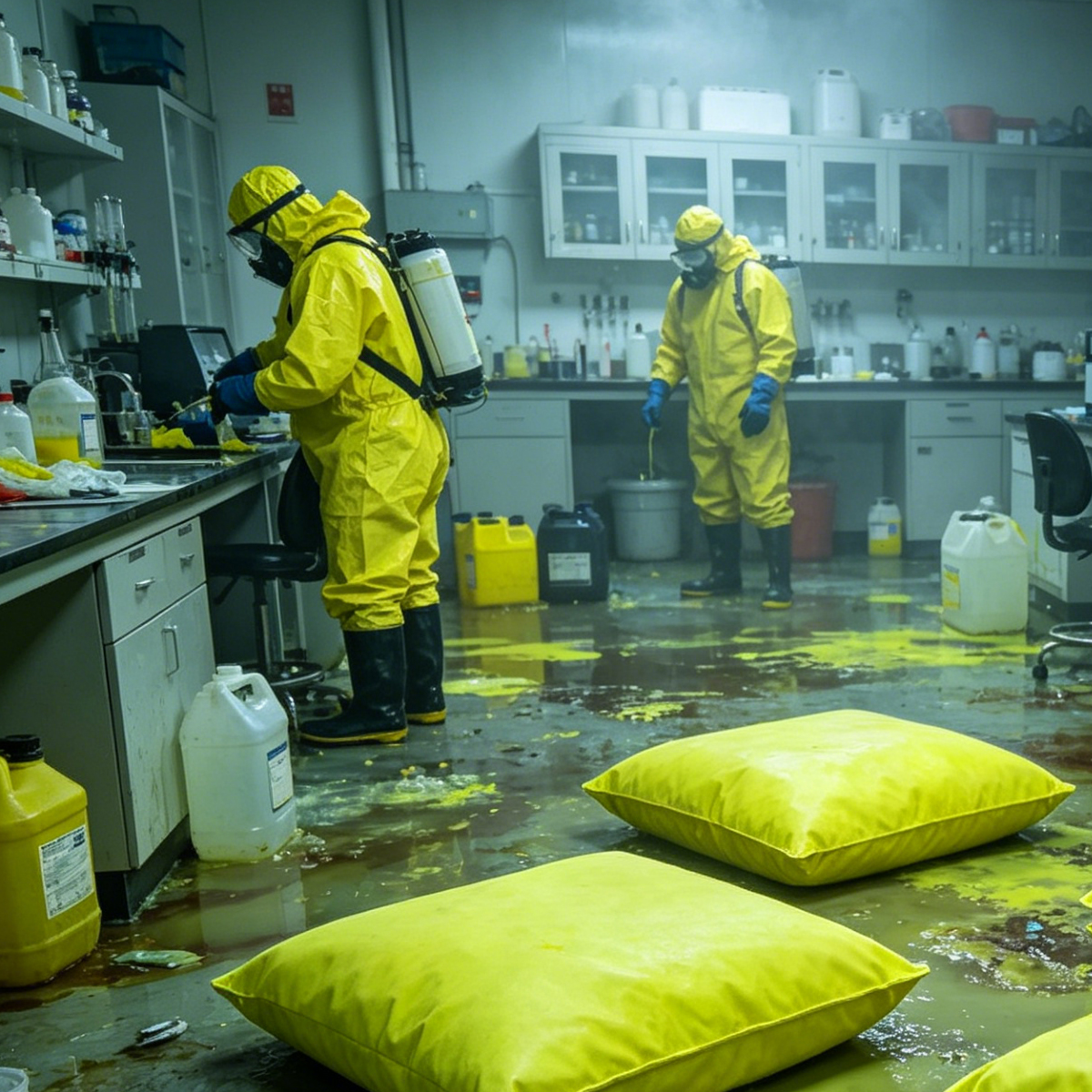 upquarksafety's tweet image. ☣️Small spills can escalate fast.
🧪A lab leak in South Carolina triggered evacuation.
🧪chemical spill in Samut Prakan sent dozens to hospital.
Absorbent Pillows help contain risks fast:
✔ High absorption
✔ Flexible for tight spaces
✔ Safe &amp;amp; inert
#Hazmat #SpillControl