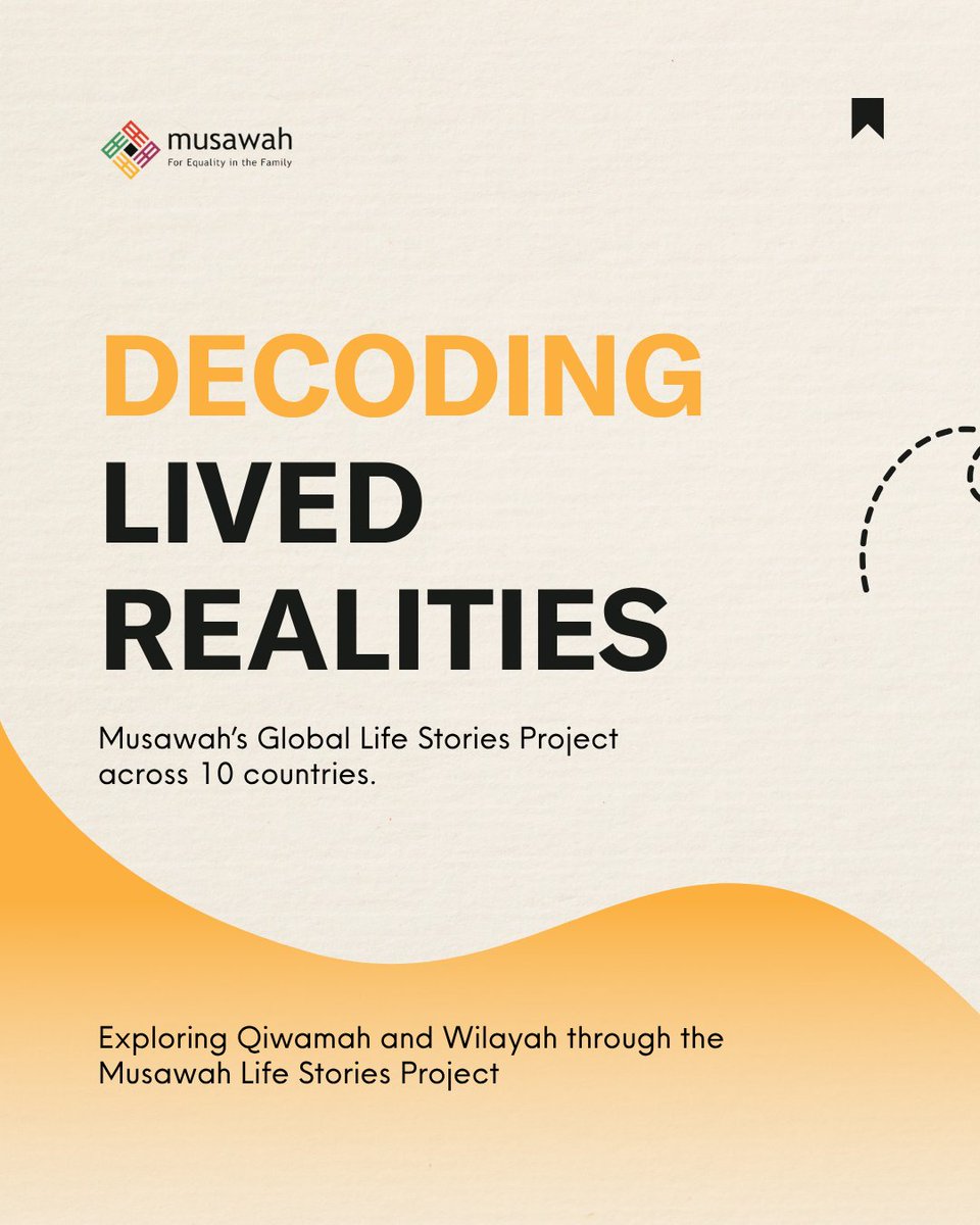 musawah's tweet photo. For too long, "knowledge" about Muslim families has been produced by people who don't actually live the lives they are regulating.

Read Chapter 9 from the “ Men in Charge?” book to know about these powerful life stories and see the data behind the movement.

#MusawahMovement https://t.co/Ovr6e9dbRZ