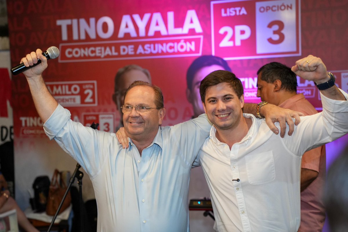 lacostasoy's tweet photo. Tino Ayala (Lista 2P, opción 3) inauguró su Puesto de Comando en Aviadores del Chaco con fuerte respaldo de la dirigencia colorada y militancia de las 45 seccionales. El acto, encabezado por Camilo Pérez, mostró unidad y proyección de renovación dentro de Honor Colorado, de cara al 7 de junio en Asunción.
@maxiayala_p @patrick_kemper @raulatorre @FerOjedaPy @FAyalaGonz