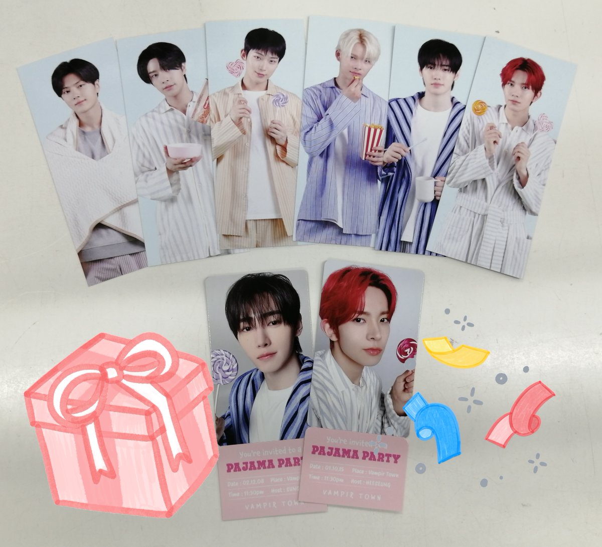 ✞✟ #ENHYPEN ENHYPEN ✞✟ 「PAJAMA PARTY GIFT」チケットカードが