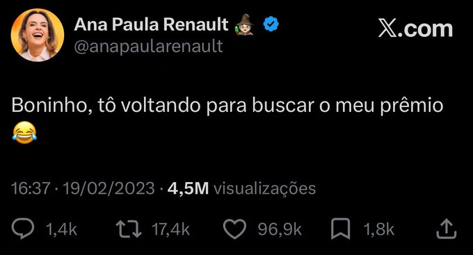 Ana Paula buscando o que deveria ter sido dela em 2016... CAMPEÃ DO BBB!!!
